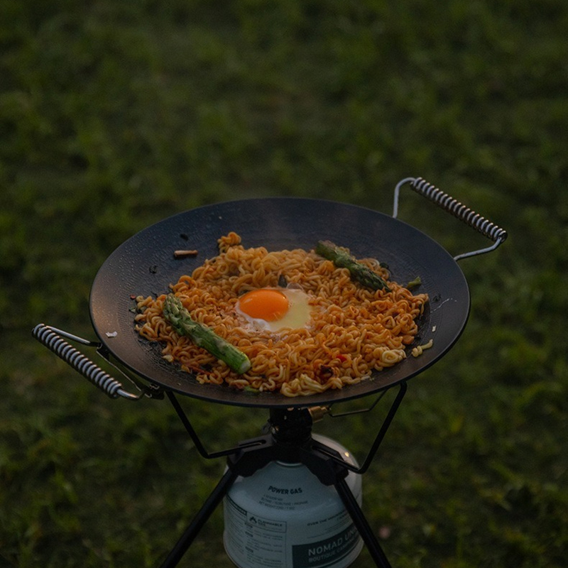 Crepe Pan Nonstick - CAMPINGMOON GRW-45F Grote 3-laags stalen antiaanbakpan
