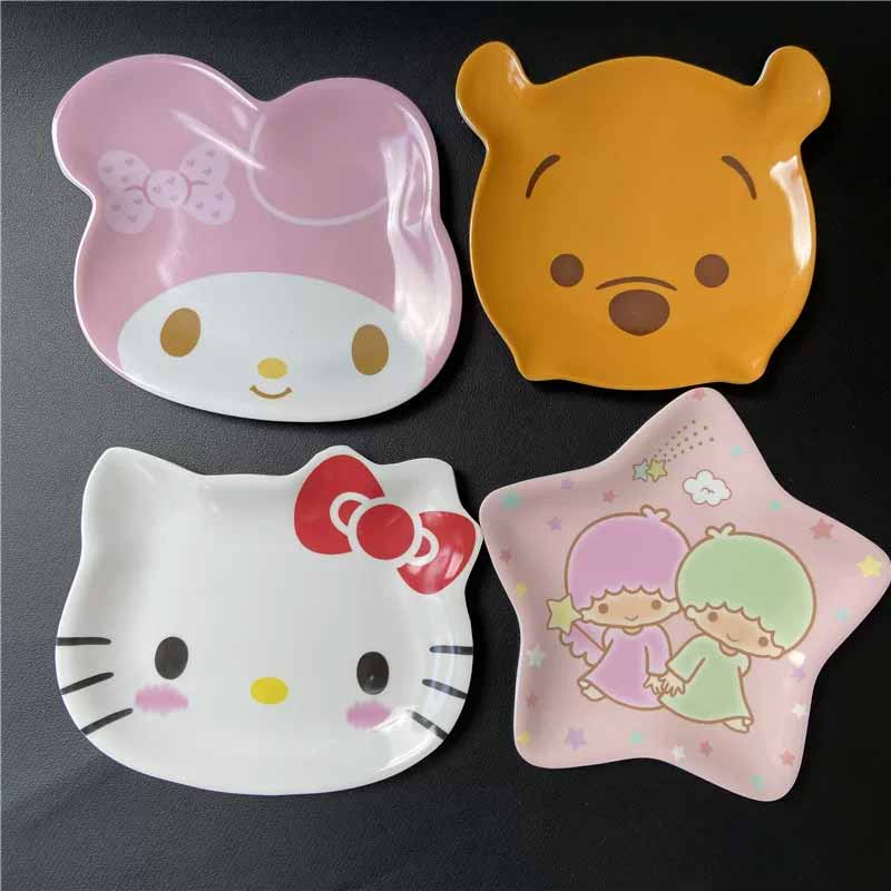 Home Cooking Utensils - Dierencartoon Schattig kinderimitatie keramiek servies Taart