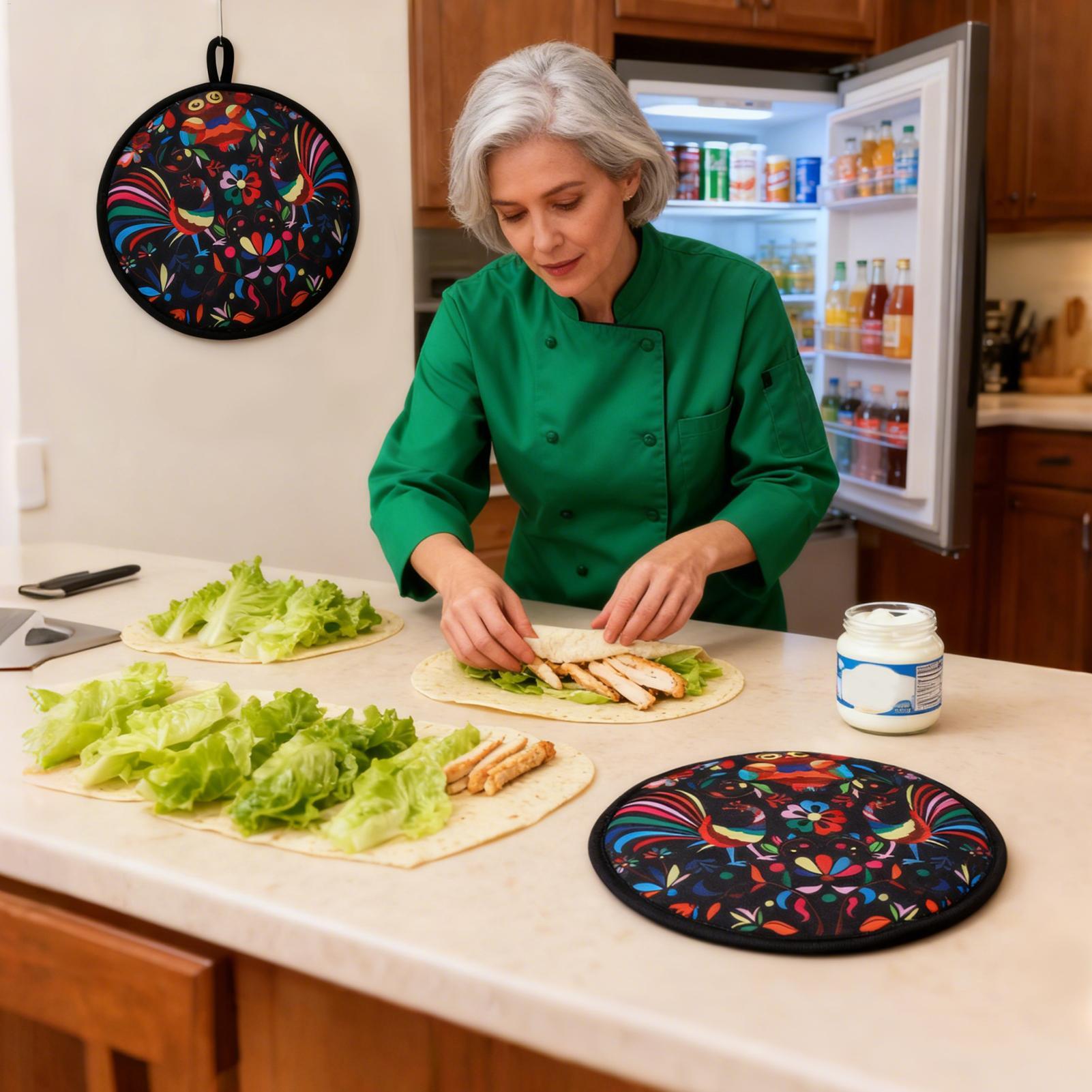 Tortilla Warmer Cloth - Stof Tortilla Warmer 12-Inch Doek Draagbare