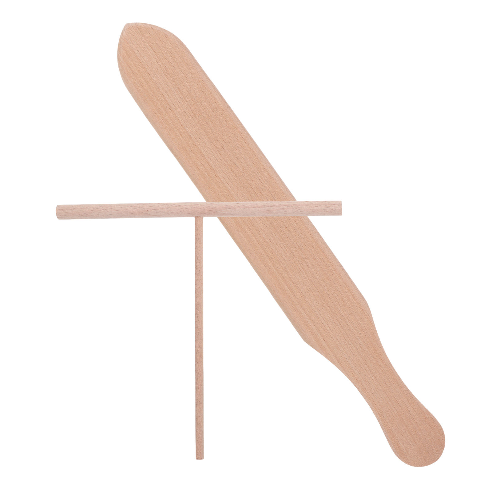 Crepe Pan Nonstick - 1 Set Houten Crêpe-uitstrijkijzer Pannenkoekenmaker Kit