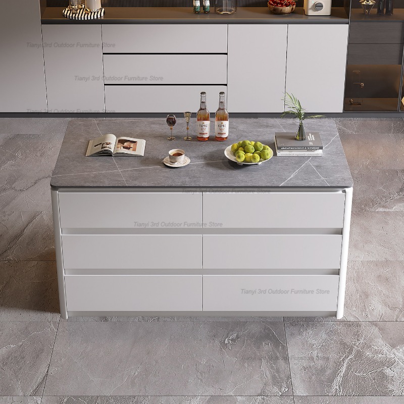 Home Cooking In Italian - Italiaanse minimalistische eetkeukeneilanden Scandinavische hoogwaardige eetkeuken