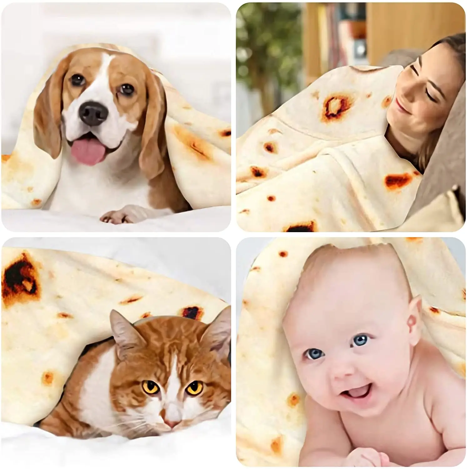 Super Zachte Warme Flanel Burr - Tortilla Warmer Cloth recensie en prijs