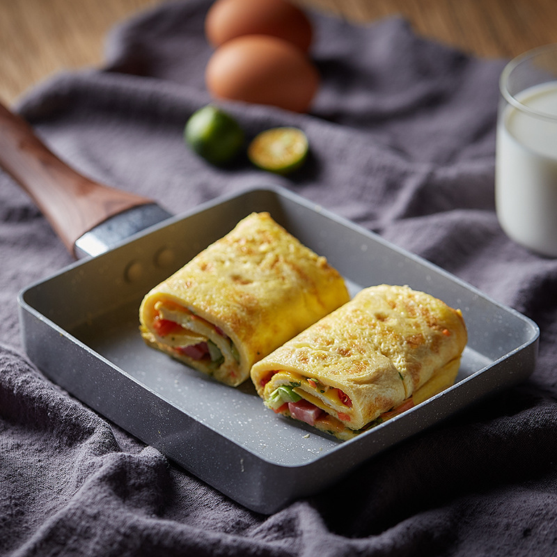 Koekenpan Tamagoyaki Omelet Zw - Crepe Pan Nonstick recensie en prijs