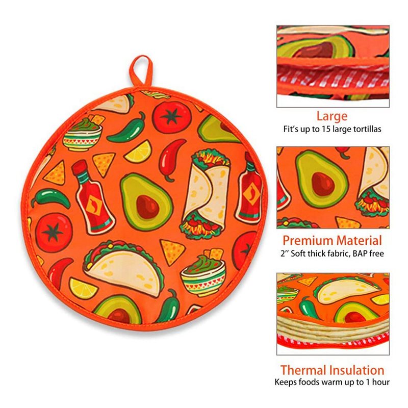 CQMF-4 Stuks 12 Inch Doekzak V - Tortilla Warmer Cloth recensie en prijs