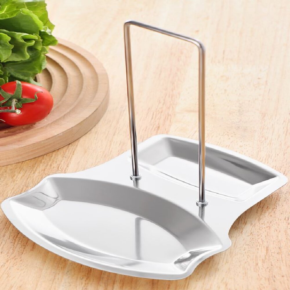 Roestvrijstalen dekselhouder v - Home Cooking Utensils recensie en prijs