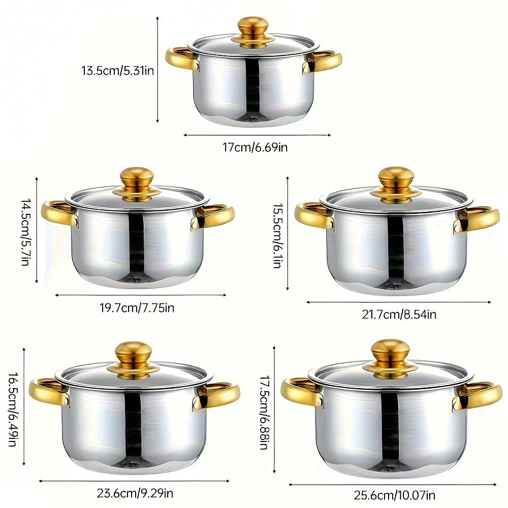 RVS Pannenset Modern Luxe Kook - Home Cooking Utensils recensie en prijs