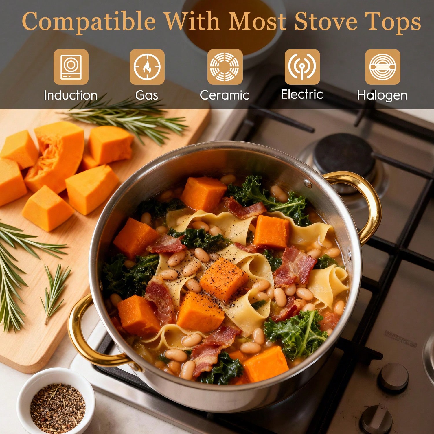 RVS Pannenset Modern Luxe Kook - Home Cooking Utensils recensie en prijs
