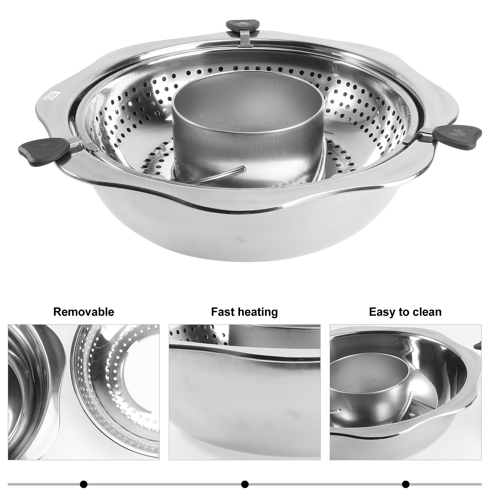 Roterende Hot Pot roestvrijsta - Home Cooking Utensils recensie en prijs